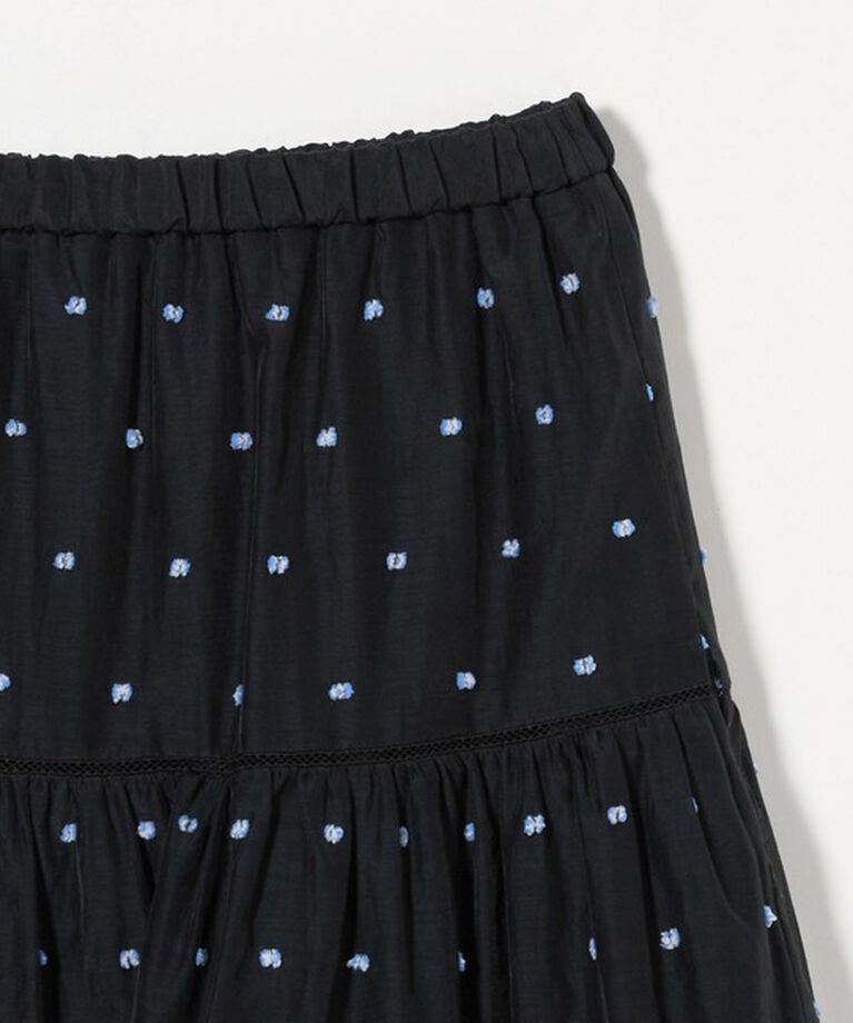 UNITED ARROWS「2トーン ドットジャガード スカート」|スカート|