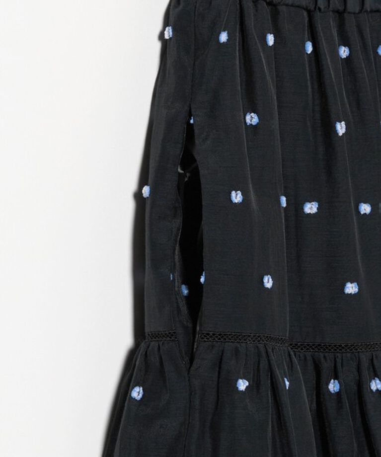 UNITED ARROWS「2トーン ドットジャガード スカート」|スカート|