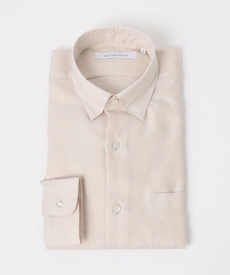 UNITED ARROWS green label relaxing「エブリット コットンオックス ムジ スナップ ボタンダウン シャツ -イージーアイロン-」|シャツ・ブラウス|