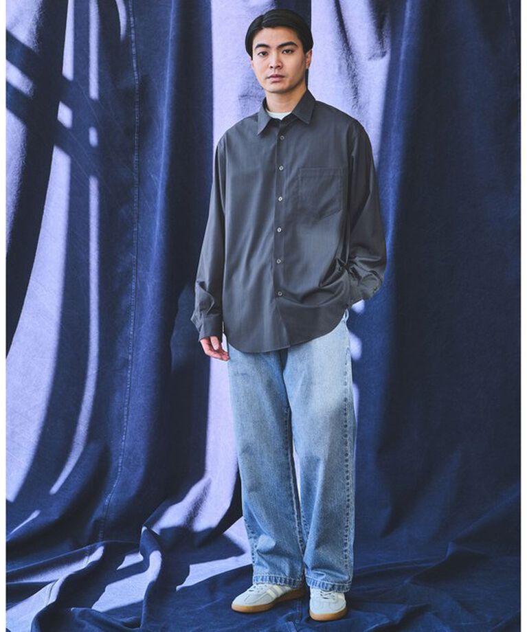 UNITED ARROWS green label relaxing「ウォッシャブルトロ ジャストルーズ レギュラーカラー シャツ -ストレッチ・防シワ-」|シャツ・ブラウス|