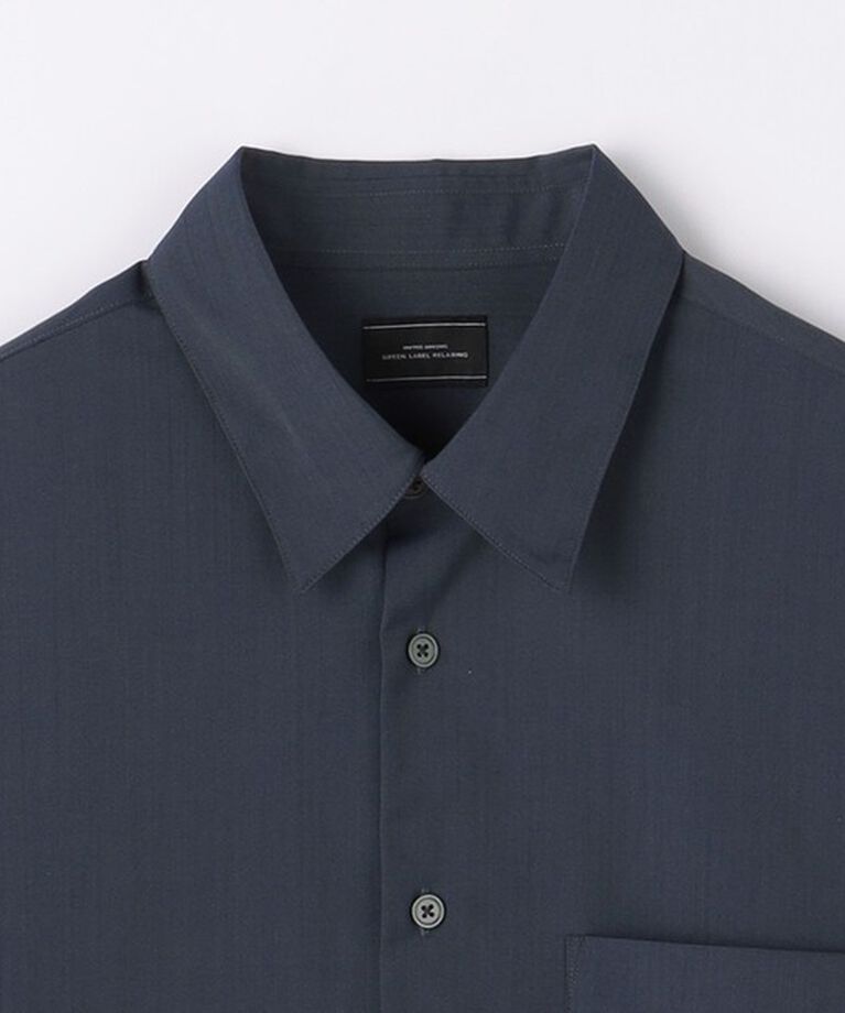 UNITED ARROWS green label relaxing「ウォッシャブルトロ ジャストルーズ レギュラーカラー シャツ -ストレッチ・防シワ-」|シャツ・ブラウス|