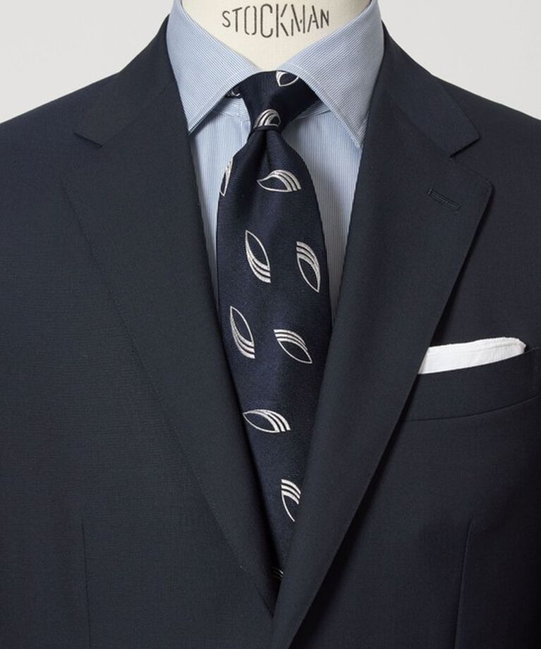 UNITED ARROWS green label relaxing「GLR シルク4 8.0cm コモン3 ネクタイ」|ネクタイ・蝶ネクタイ|NAVY