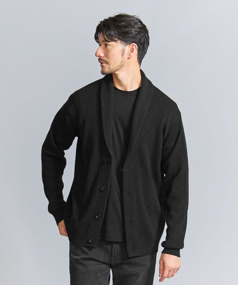BEAUTY&YOUTH UNITED ARROWS「【WEB限定 WARDROBE SMART】ウォッシャブル ショールカラー カーディガン」|カーディガン|