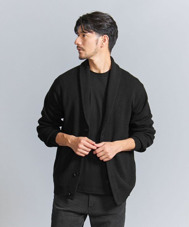 BEAUTY&YOUTH UNITED ARROWS「【WEB限定 WARDROBE SMART】ウォッシャブル ショールカラー カーディガン」|カーディガン|