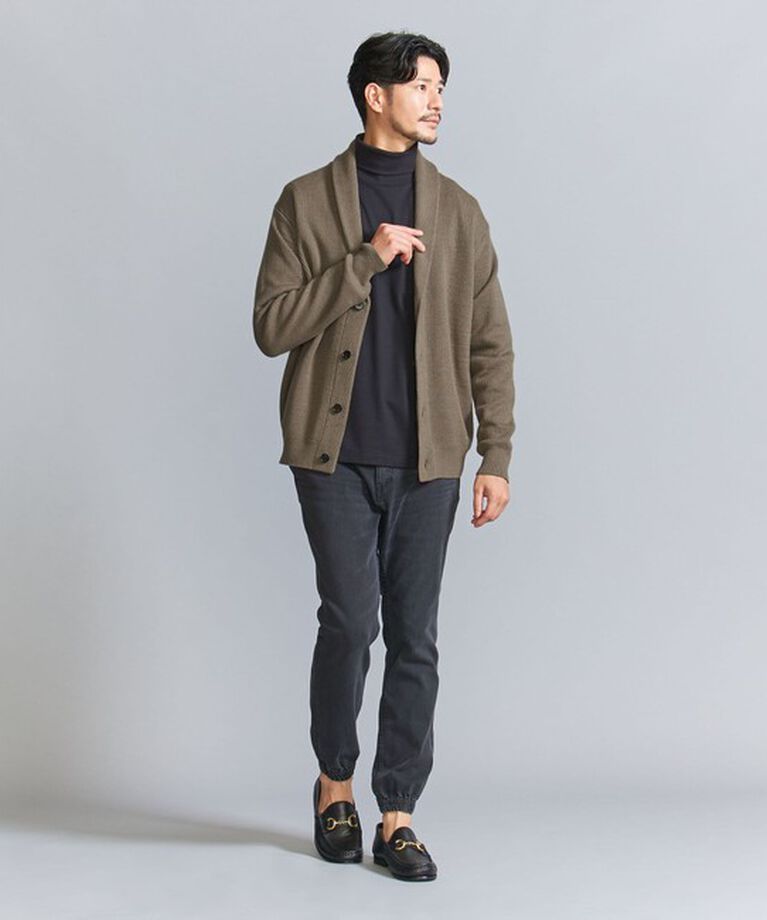 BEAUTY&YOUTH UNITED ARROWS「【WEB限定 WARDROBE SMART】ウォッシャブル ショールカラー カーディガン」|カーディガン|