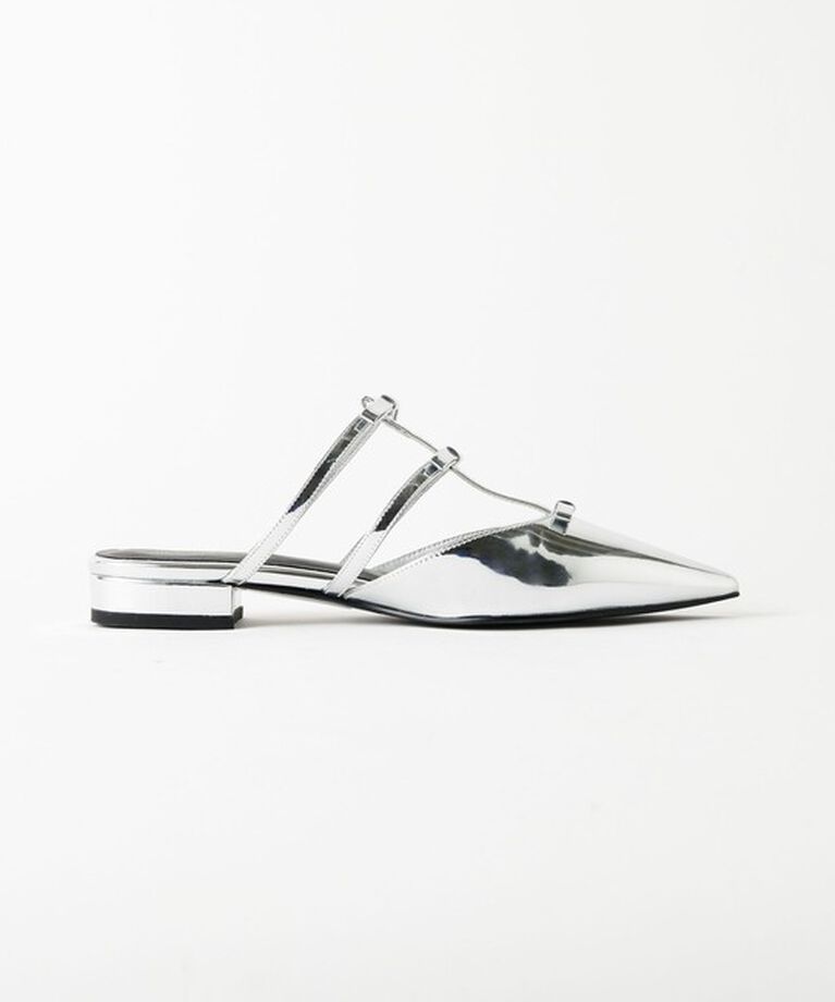 BEAUTY&YOUTH UNITED ARROWS「3リボン ライン ポインテッド サンダル」|サンダル|