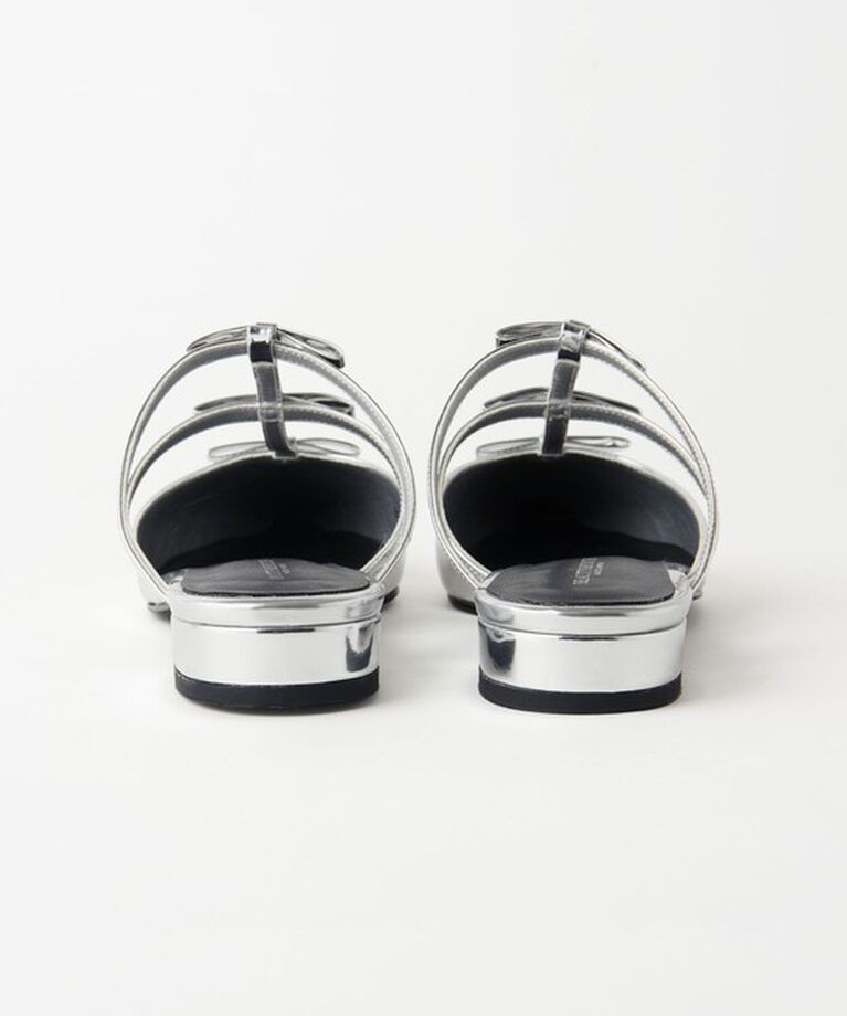 BEAUTY&YOUTH UNITED ARROWS「3リボン ライン ポインテッド サンダル」|サンダル|