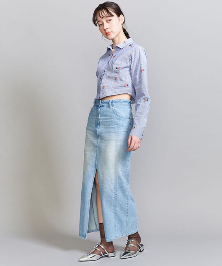 BEAUTY&YOUTH UNITED ARROWS「3リボン ライン ポインテッド サンダル」|サンダル|