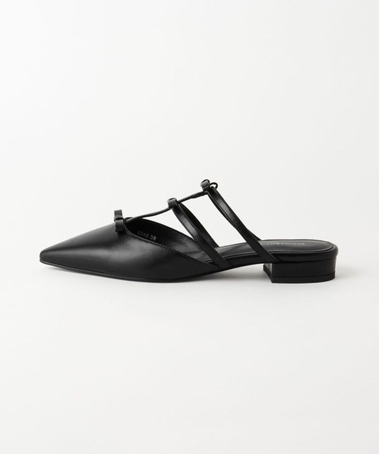 BEAUTY&YOUTH UNITED ARROWS「3リボン ライン ポインテッド サンダル」|サンダル|