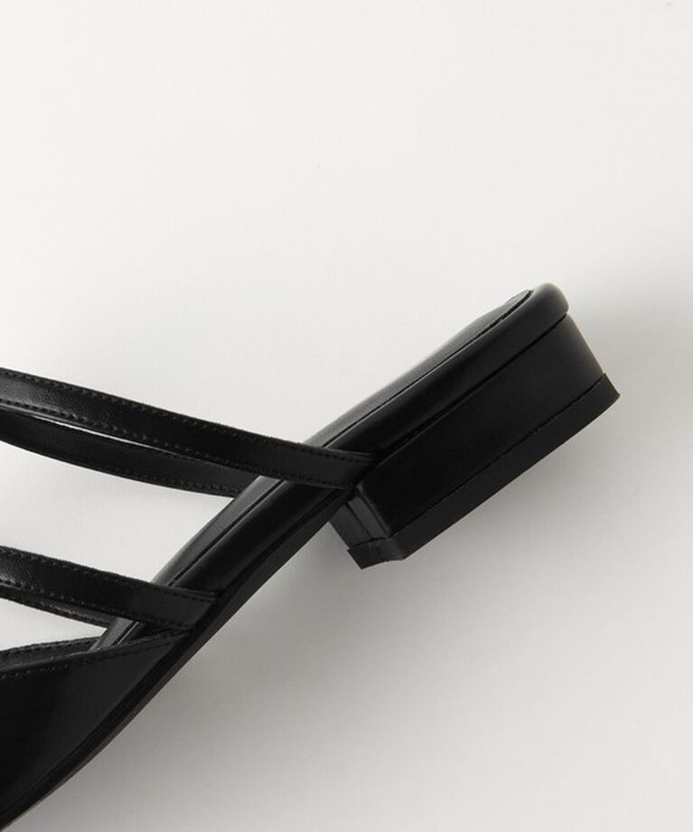 BEAUTY&YOUTH UNITED ARROWS「3リボン ライン ポインテッド サンダル」|サンダル|