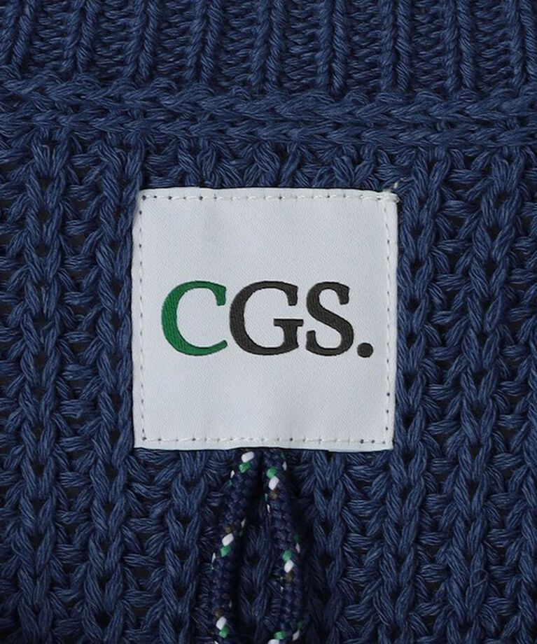 California General Store「＜CGS.＞ ペーパー オーガニック コットン ノースリーブ ニット」|ベスト・ジレ|