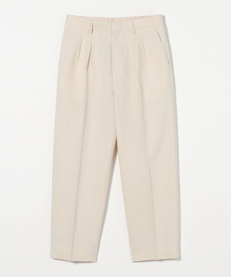 BEAUTY&YOUTH UNITED ARROWS「TR リネン 2タック クリーズ パンツ」|チノ|