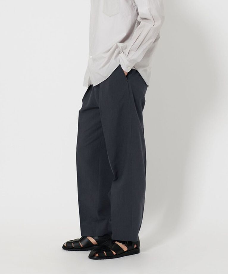 BEAUTY&YOUTH UNITED ARROWS「TR リネン 2タック クリーズ パンツ」|チノ|NAVY