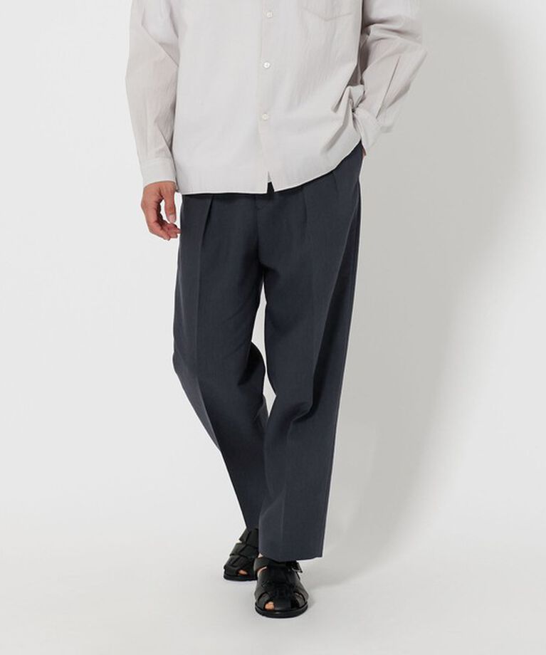 BEAUTY&YOUTH UNITED ARROWS「TR リネン 2タック クリーズ パンツ」|チノ|