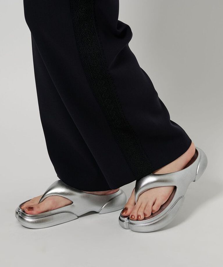 BEAUTY&YOUTH UNITED ARROWS「＜PAES＞メタリック NEW FLIPFLOP タビサンダル」|サンダル|SILVER