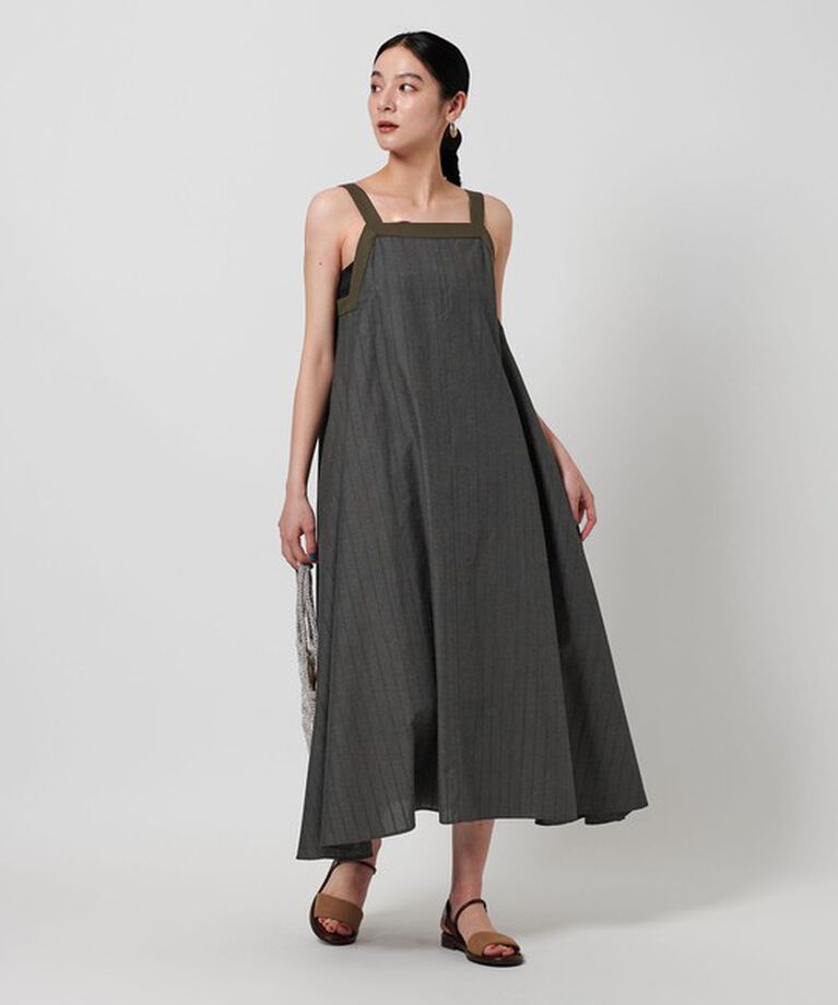 BEAUTY&YOUTH UNITED ARROWS「麻ブレンド フレア サンドレス」|ワンピース|