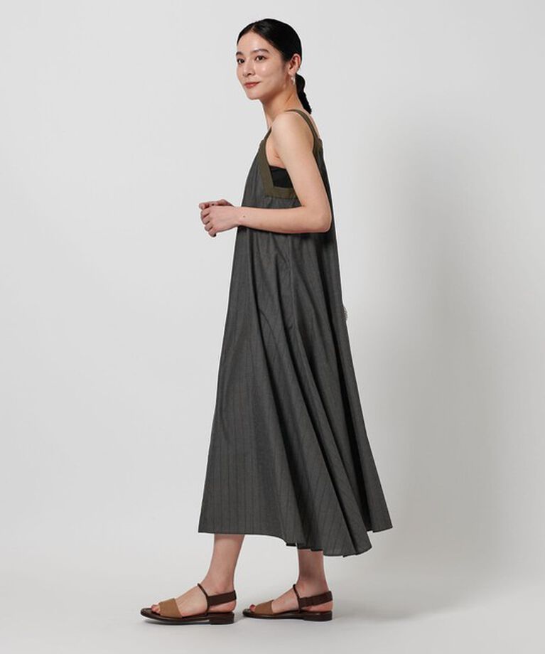 BEAUTY&YOUTH UNITED ARROWS「麻ブレンド フレア サンドレス」|ワンピース|