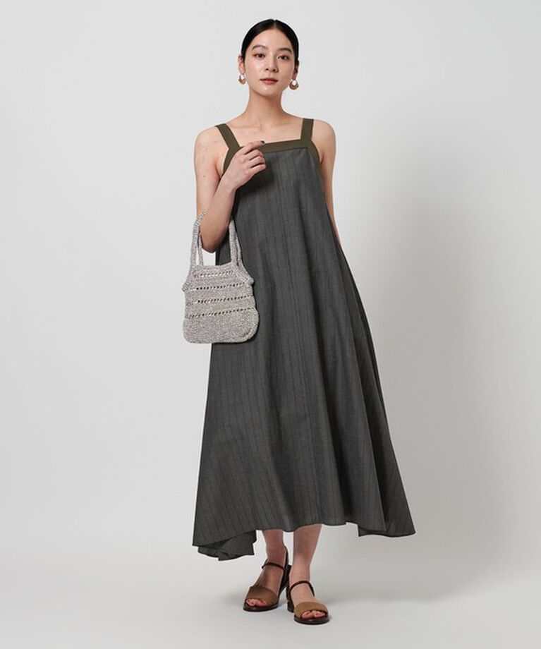 BEAUTY&YOUTH UNITED ARROWS「麻ブレンド フレア サンドレス」|ワンピース|