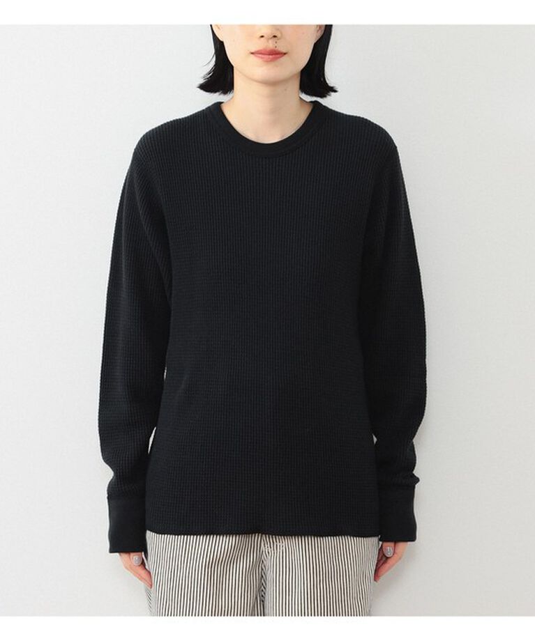 BEAMSBOY「コットン サーマル クルーネック ロングスリーブ Tシャツ」|Tシャツ・カットソー|