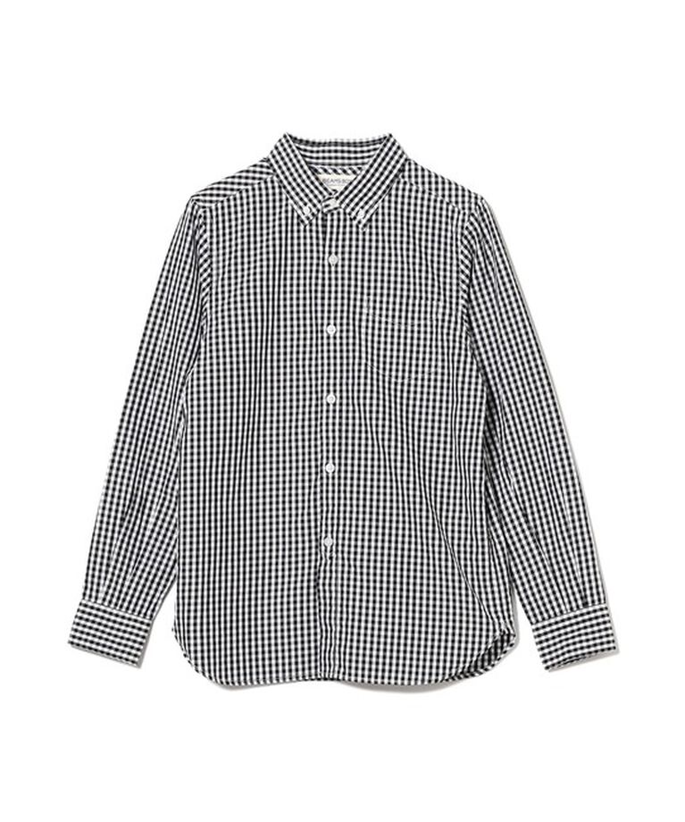 BEAMSBOY「100/2 ギンガムチェック ボタンダウン シャツ NEW」|シャツ・ブラウス|