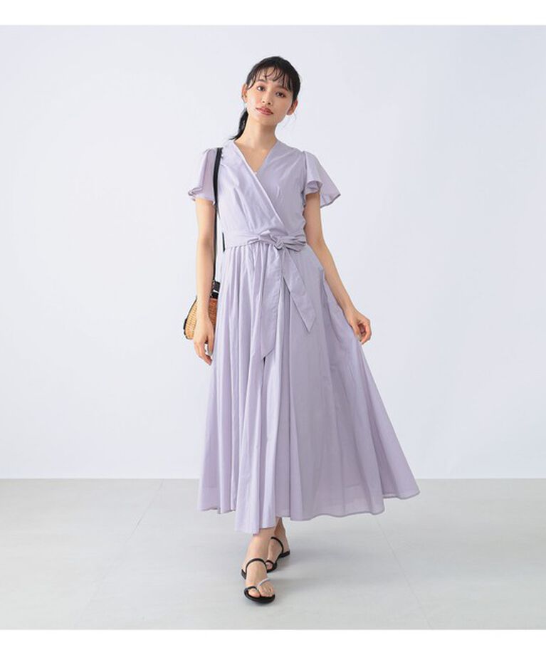 Demi-Luxe BEAMS 「MARIHA × Demi-Luxe BEAMS / 別注 マドモアゼル フレアスリーブドレス」|ワンピース|
