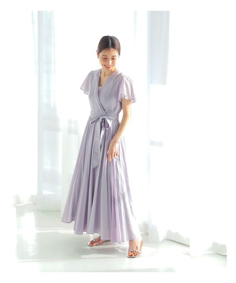 Demi-Luxe BEAMS 「MARIHA × Demi-Luxe BEAMS / 別注 マドモアゼル フレアスリーブドレス」|ワンピース|