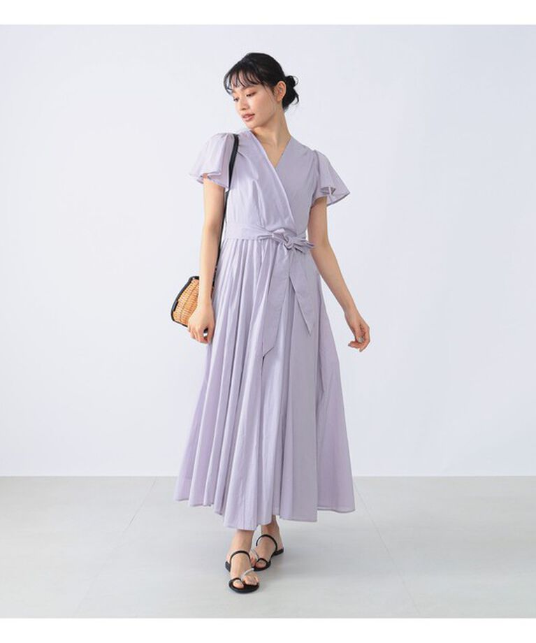 Demi-Luxe BEAMS 「MARIHA × Demi-Luxe BEAMS / 別注 マドモアゼル フレアスリーブドレス」|ワンピース|