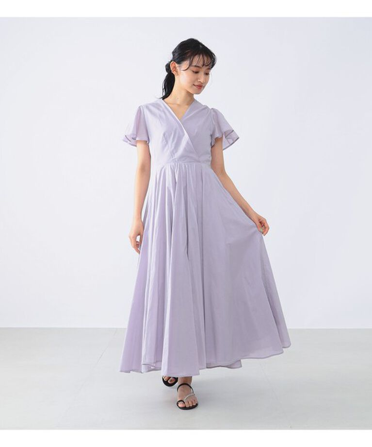 Demi-Luxe BEAMS 「MARIHA × Demi-Luxe BEAMS / 別注 マドモアゼル フレアスリーブドレス」|ワンピース|