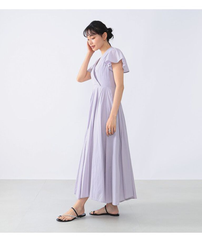 Demi-Luxe BEAMS 「MARIHA × Demi-Luxe BEAMS / 別注 マドモアゼル フレアスリーブドレス」|ワンピース|
