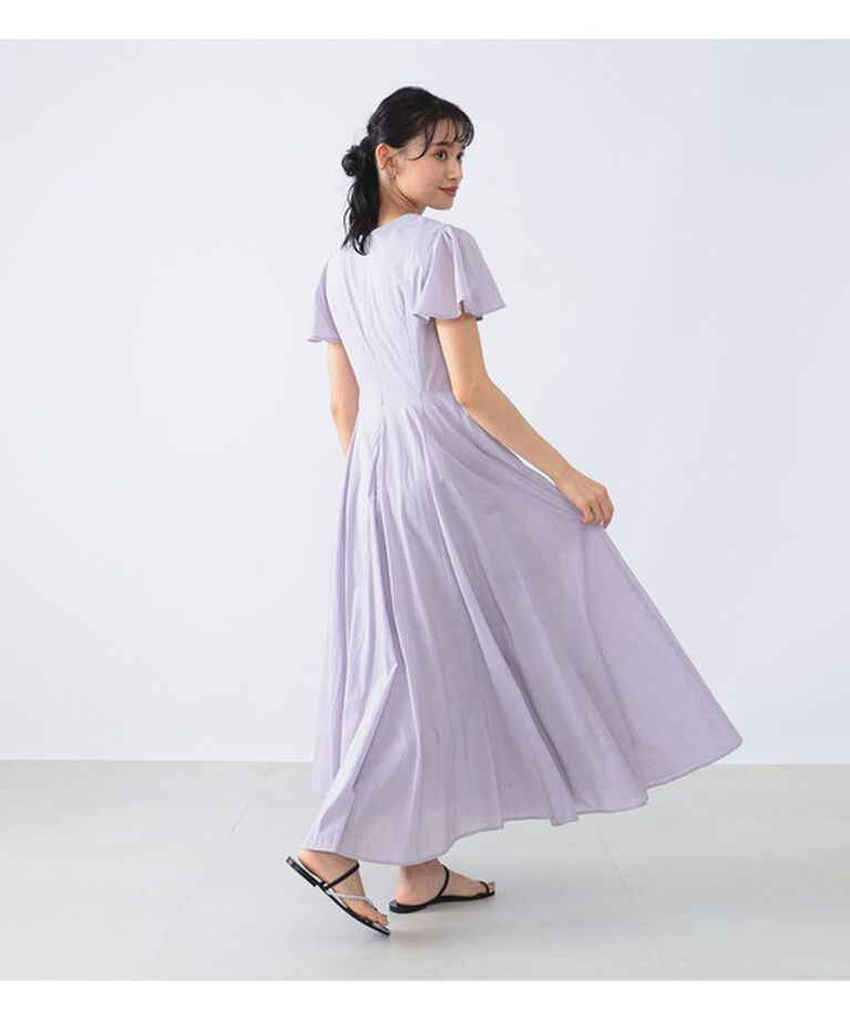 Demi-Luxe BEAMS 「MARIHA × Demi-Luxe BEAMS / 別注 マドモアゼル フレアスリーブドレス」|ワンピース|