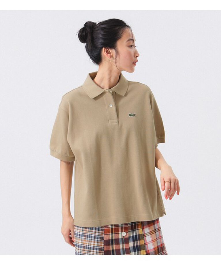 BEAMSBOY「【別注】LACOSTE / ヘビー ピケ ポロ ショートスリーブ」|ポロシャツ|BEIGE