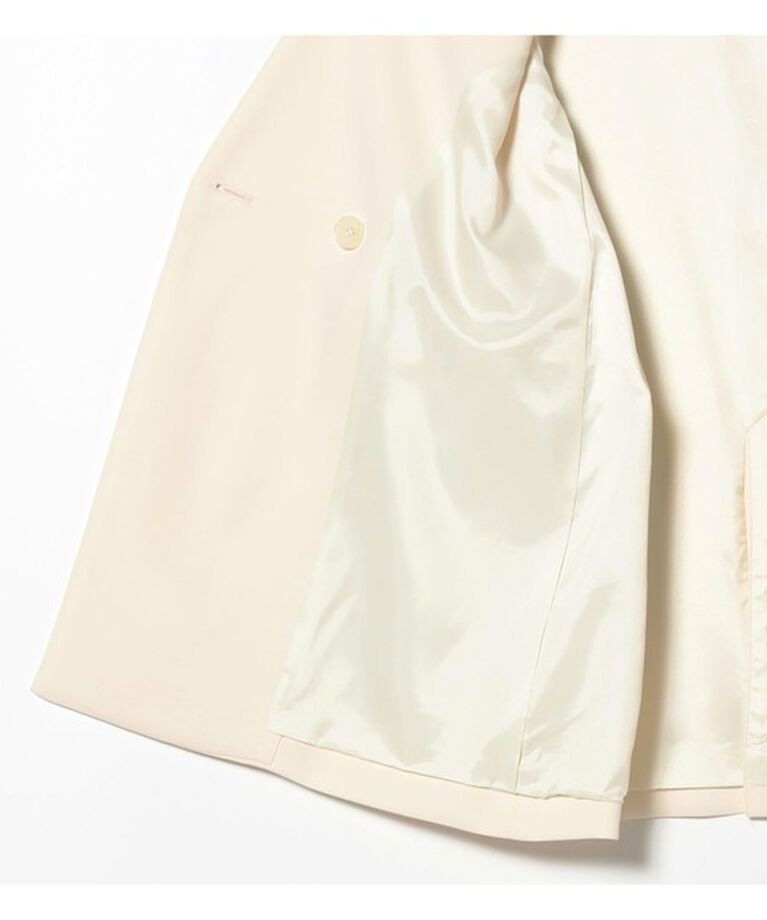 Demi-Luxe BEAMS 「ノーカラー ダブルブレスト ジレ＊」|ダウン|