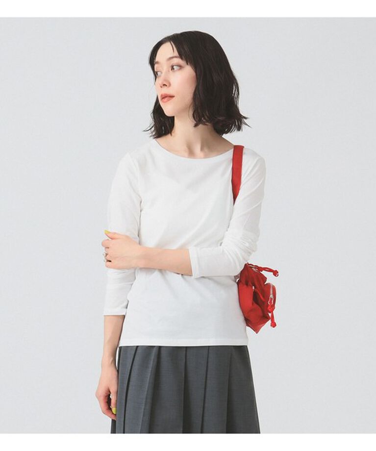 Ray BEAMS 「ベーシック ロングスリーブ Tシャツ」|Tシャツ・カットソー|WHITE