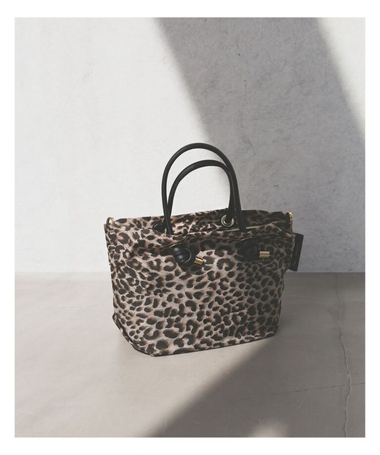 Demi-Luxe BEAMS 「VIOLAd’ORO / ナイロン レオパード トートバッグ S」|トートバッグ|