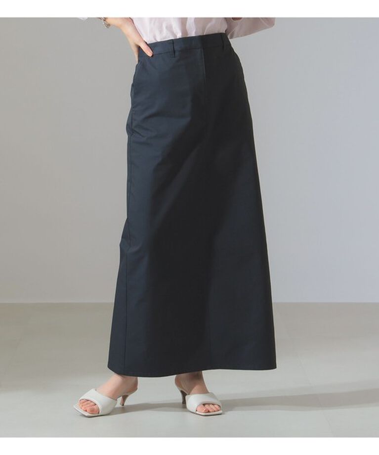 Demi-Luxe BEAMS 「テトロンコットン コンフォート タイトスカート」|スカート|NAVY