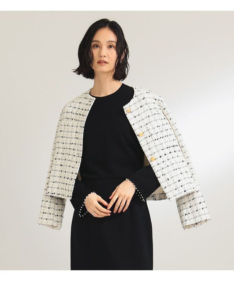 Demi-Luxe BEAMS 「アセテート ナイロン パール プルオーバー」|ニット・セーター|