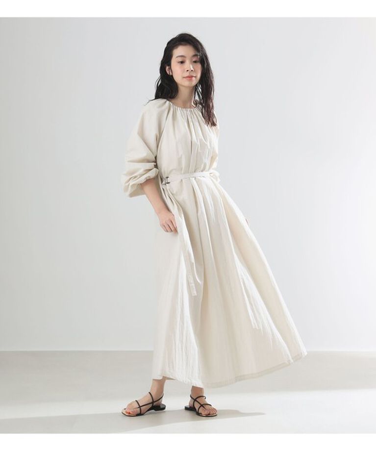 Demi-Luxe BEAMS 「AK+1 / ネックギャザー ワンピース」|ワンピース|