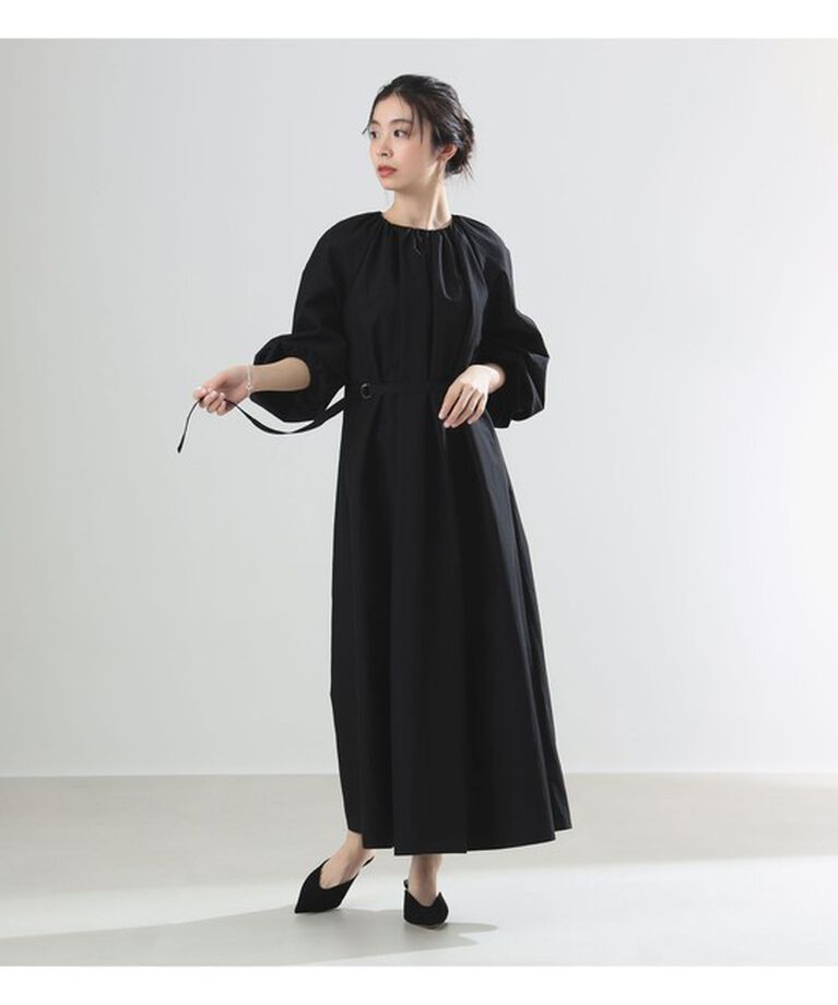 Demi-Luxe BEAMS 「AK+1 / ネックギャザー ワンピース」|ワンピース|