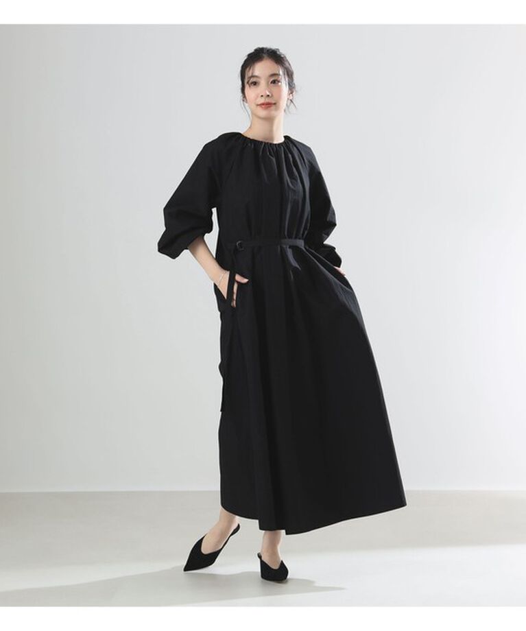 Demi-Luxe BEAMS 「AK+1 / ネックギャザー ワンピース」|ワンピース|