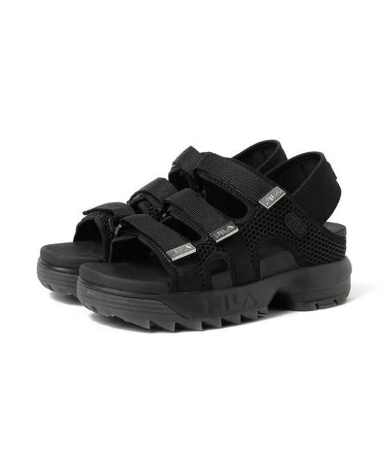 Ray BEAMS 「【別注】FILA / DISRUPTOR SD PUFFY」|サンダル|BLACK