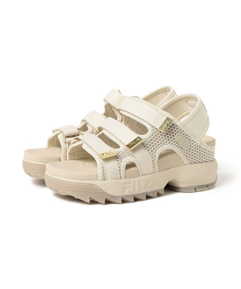 Ray BEAMS 「【別注】FILA / DISRUPTOR SD PUFFY」|サンダル|Lt.BEIGE