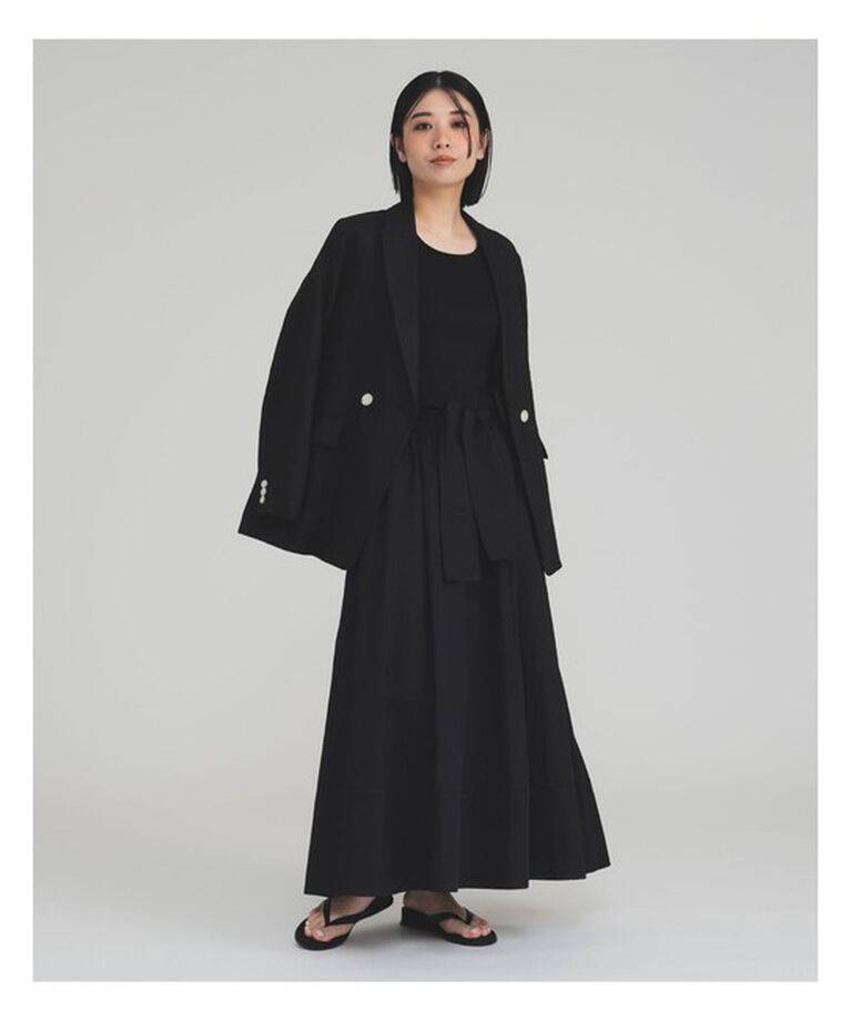 Demi-Luxe BEAMS 「ダブルブレスト リネン ジャケット」|ダッフルコート|