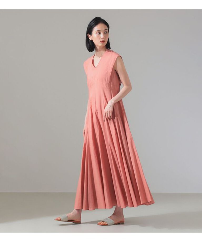 Demi-Luxe BEAMS 「【別注】MARIHA / 夏の月 ソリッド ワンピース」|ワンピース|別注SEPIA_ROSE