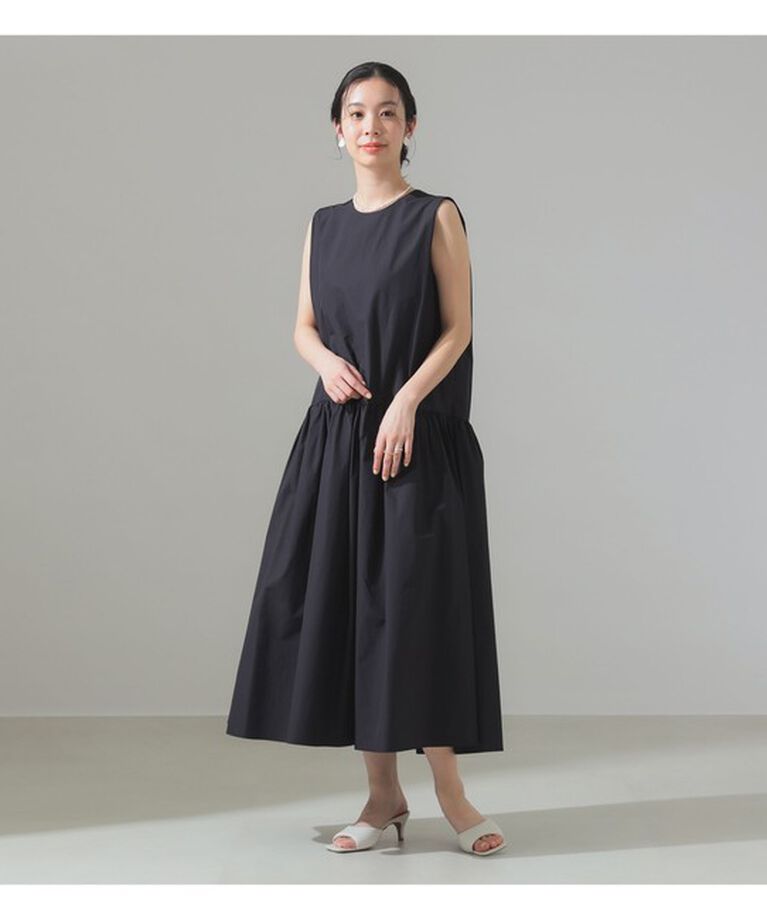 Demi-Luxe BEAMS 「タック ティアード ワンピース」|ワンピース|BLACK