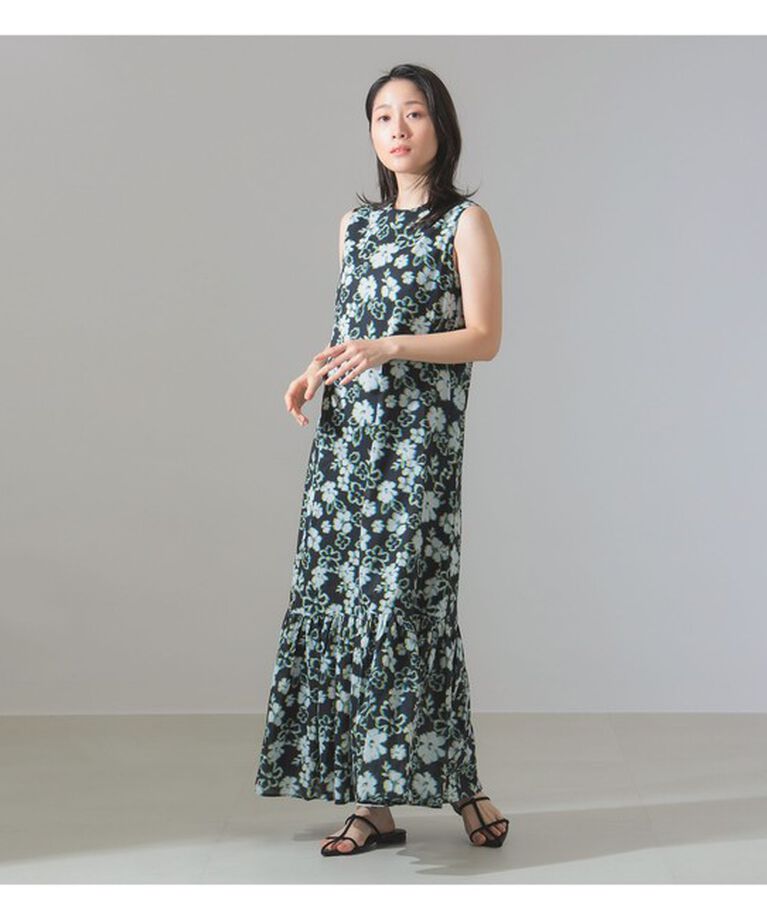 Demi-Luxe BEAMS 「MARIHA / ドリーミング ビューティー ワンピース」|ワンピース|FLOWER_HEAVEN_BLACK