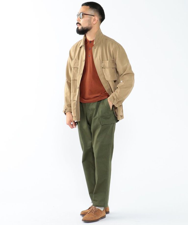 BEAMS「REMI RELIEF × BEAMS PLUS / 別注 ミリタリー シャツ ジャケット」|ブルゾン・スタジャン|