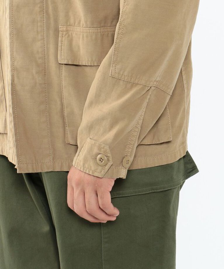 BEAMS「REMI RELIEF × BEAMS PLUS / 別注 ミリタリー シャツ ジャケット」|ブルゾン・スタジャン|