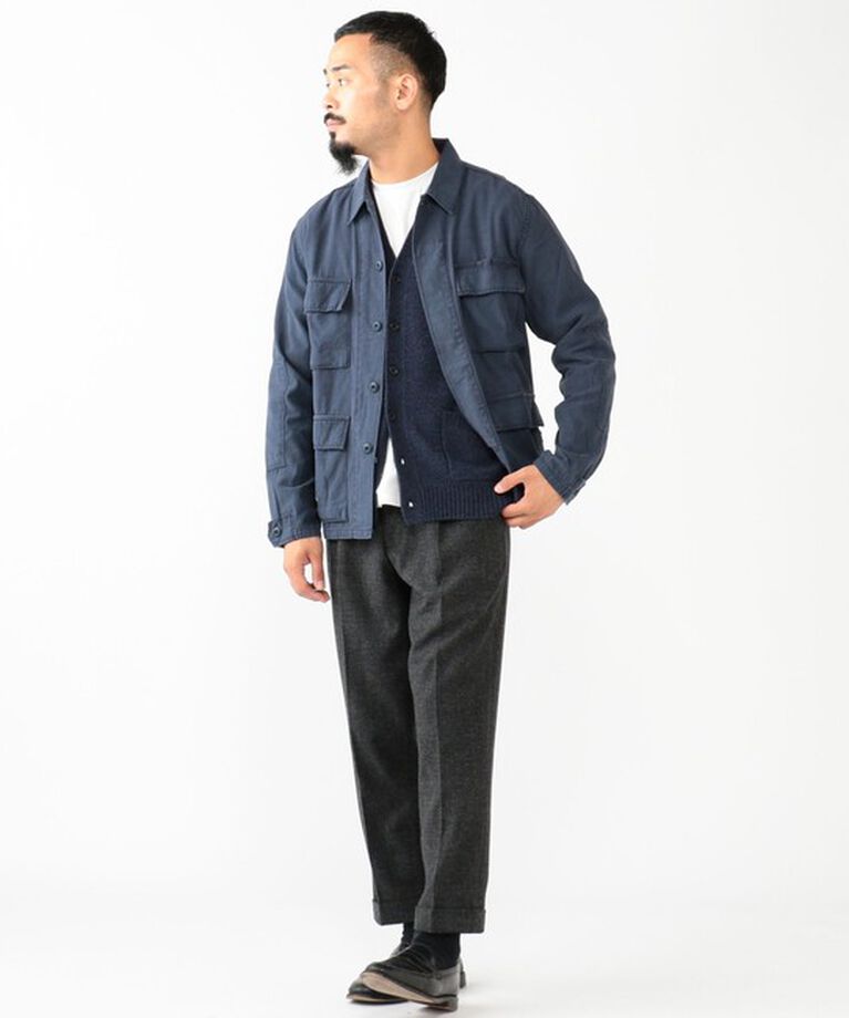 BEAMS「REMI RELIEF × BEAMS PLUS / 別注 ミリタリー シャツ ジャケット」|ブルゾン・スタジャン|