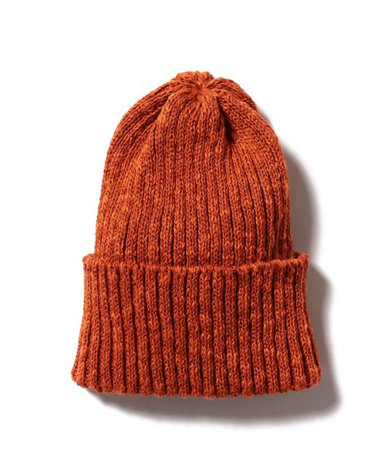 BEAMS「BEAMS PLUS / コットン リネン ワッチキャップ」|ニット帽|BURNTORANGE