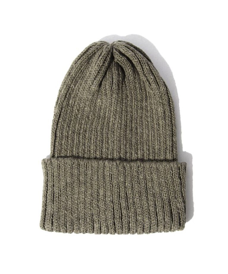 BEAMS「BEAMS PLUS / コットン リネン ワッチキャップ」|ニット帽|OLIVE